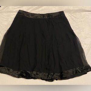 NWT JCPenney Black A-Line Skirt